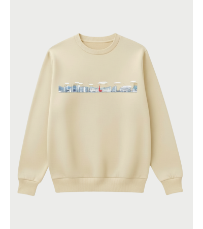 Campus Outlines Ribbed Sweater